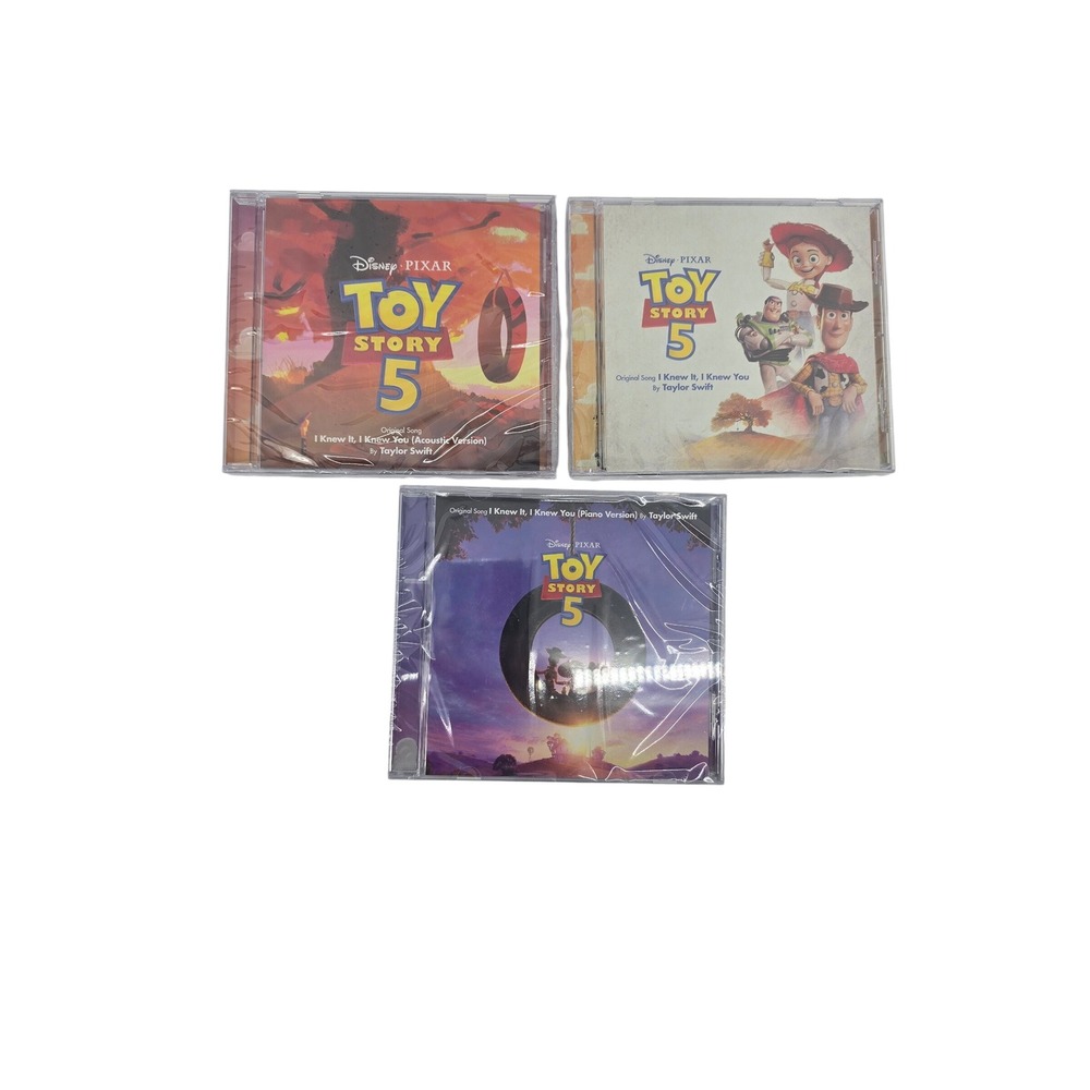 Disney CD Single Taylor Swift Toy Story 5 I Knew It I Knew You Set of 3 NEW
